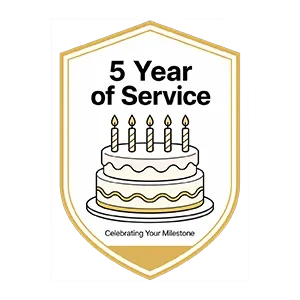 5 Years of Service